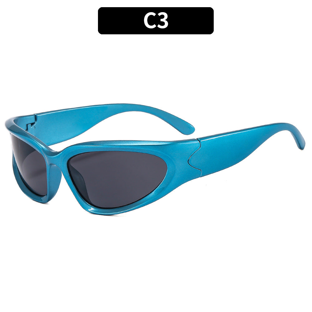 Futuristic Punk Sports Sunglasses for Men and Women