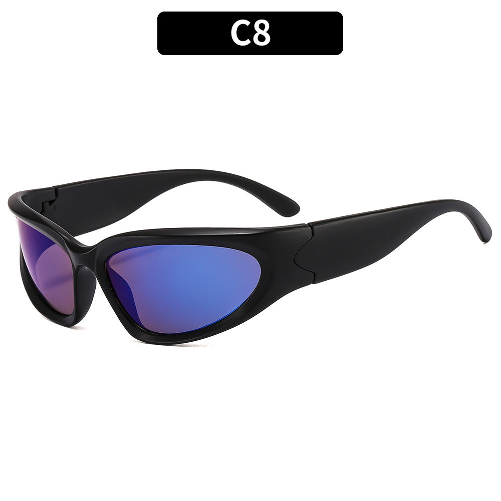 Futuristic Punk Sports Sunglasses for Men and Women
