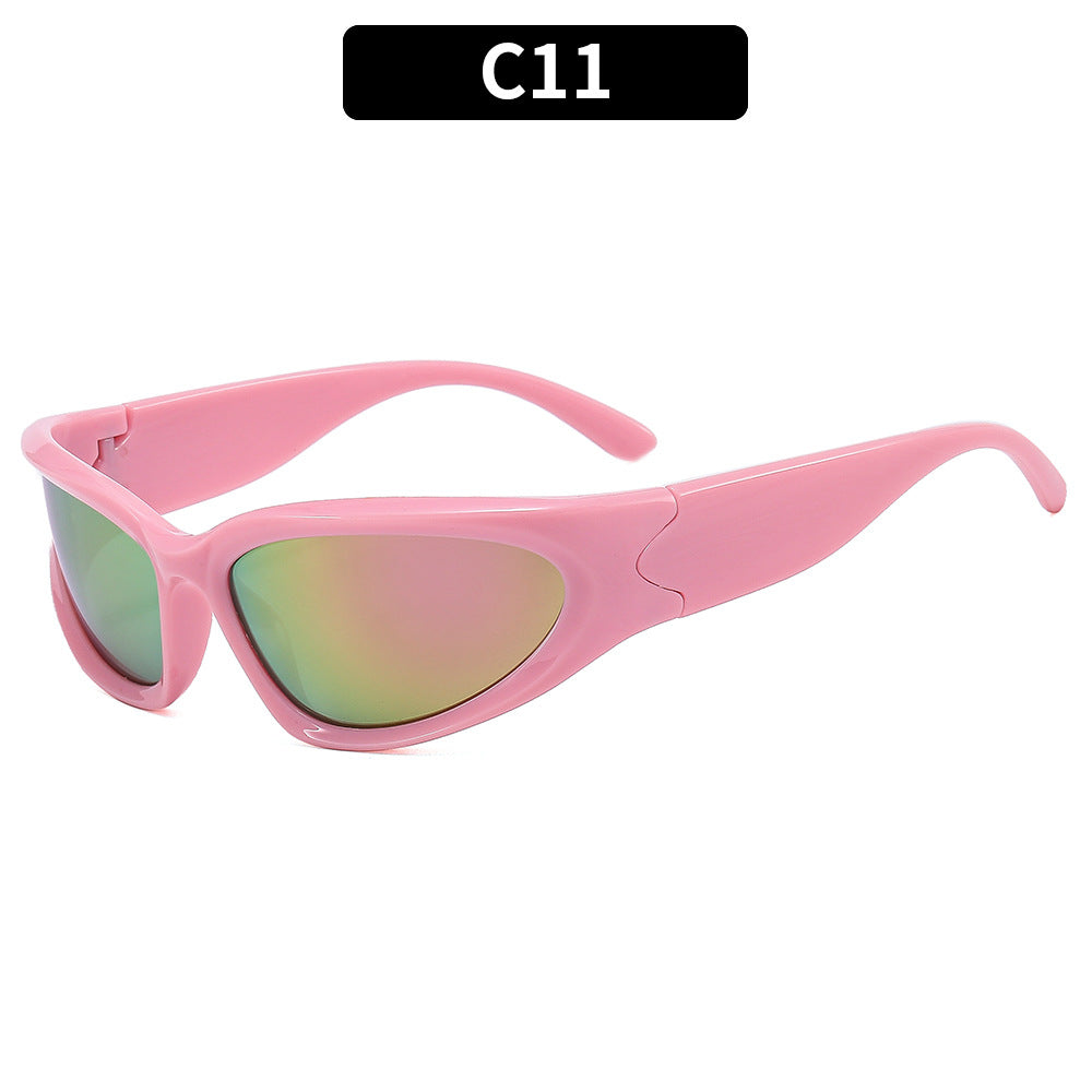 Futuristic Punk Sports Sunglasses for Men and Women
