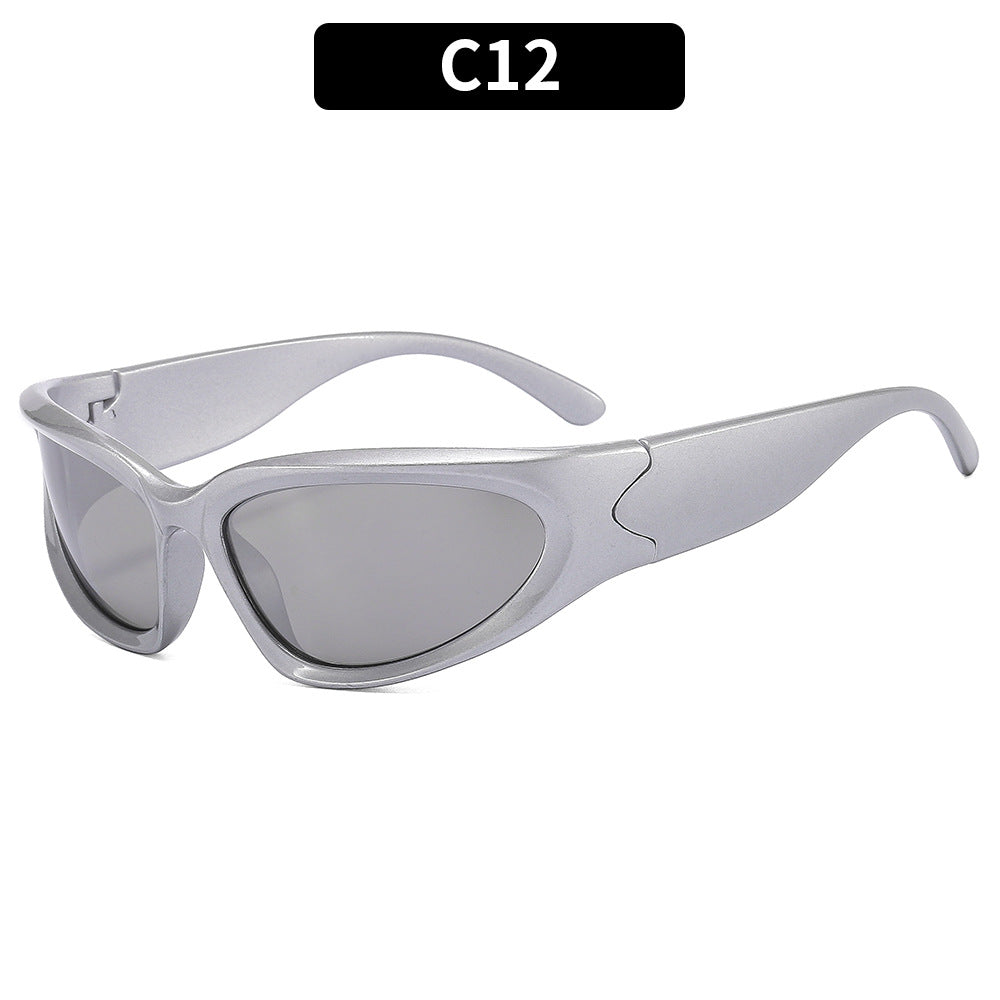 Futuristic Punk Sports Sunglasses for Men and Women