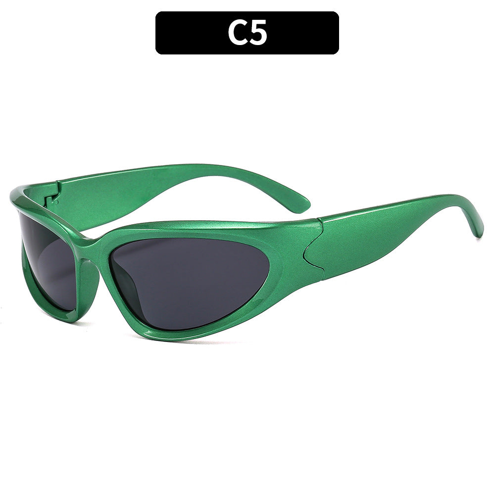 Futuristic Punk Sports Sunglasses for Men and Women