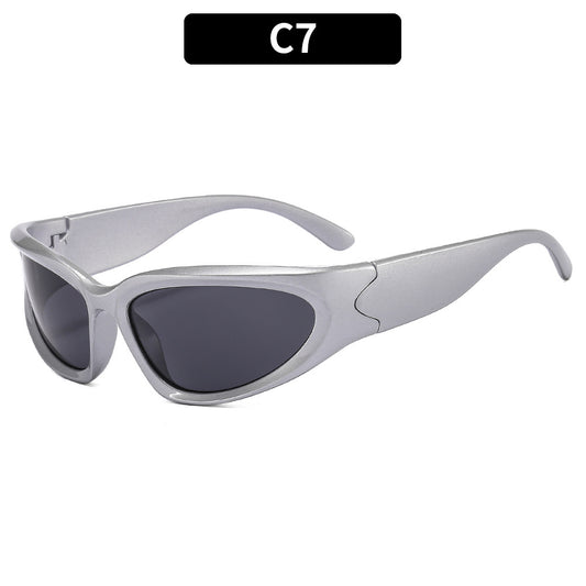 Futuristic Punk Sports Sunglasses for Men and Women